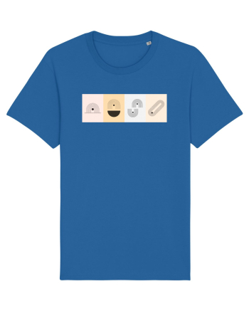 Lines And Dots Royal Blue