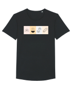 Lines And Dots Tricou mânecă scurtă guler larg Bărbat Skater