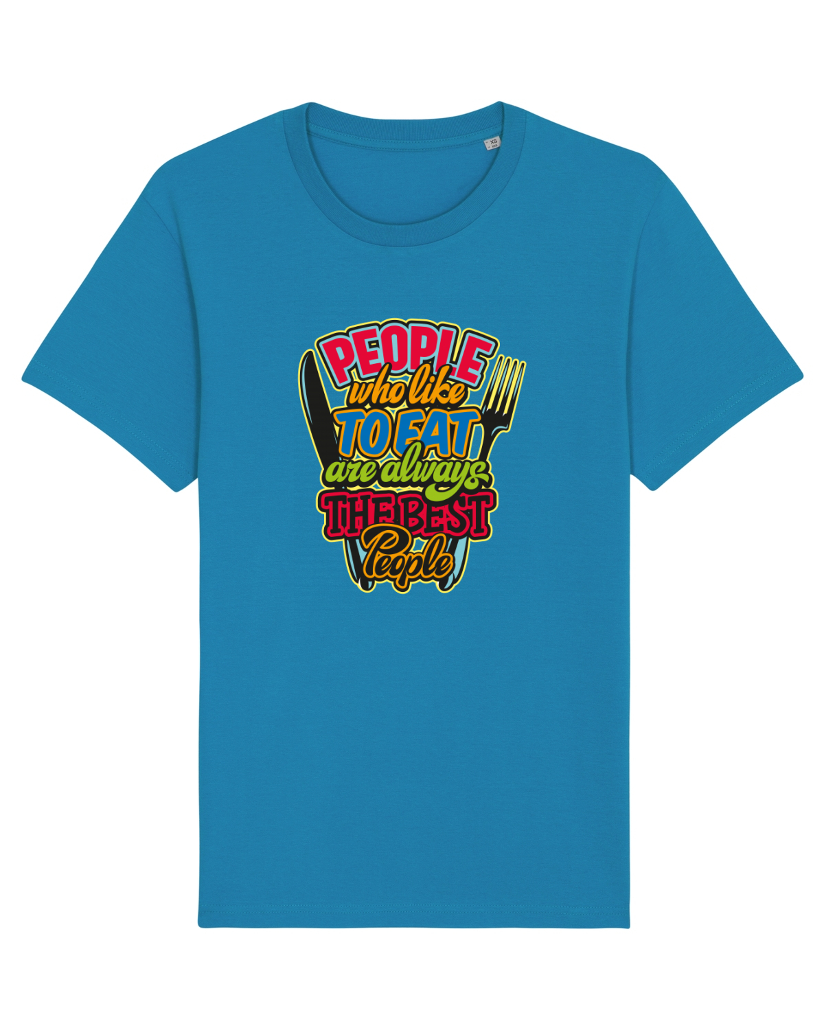 Tricou mânecă scurtă Unisex Rocker Azur