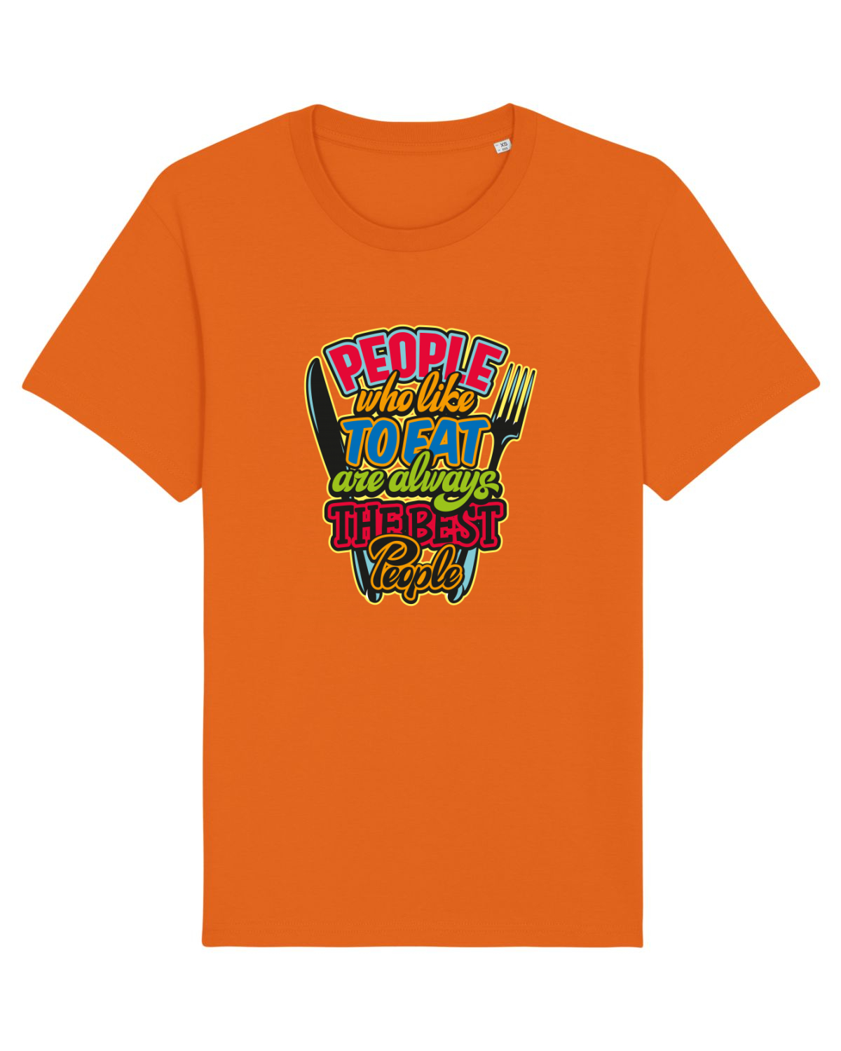 Tricou mânecă scurtă Unisex Rocker Bright Orange