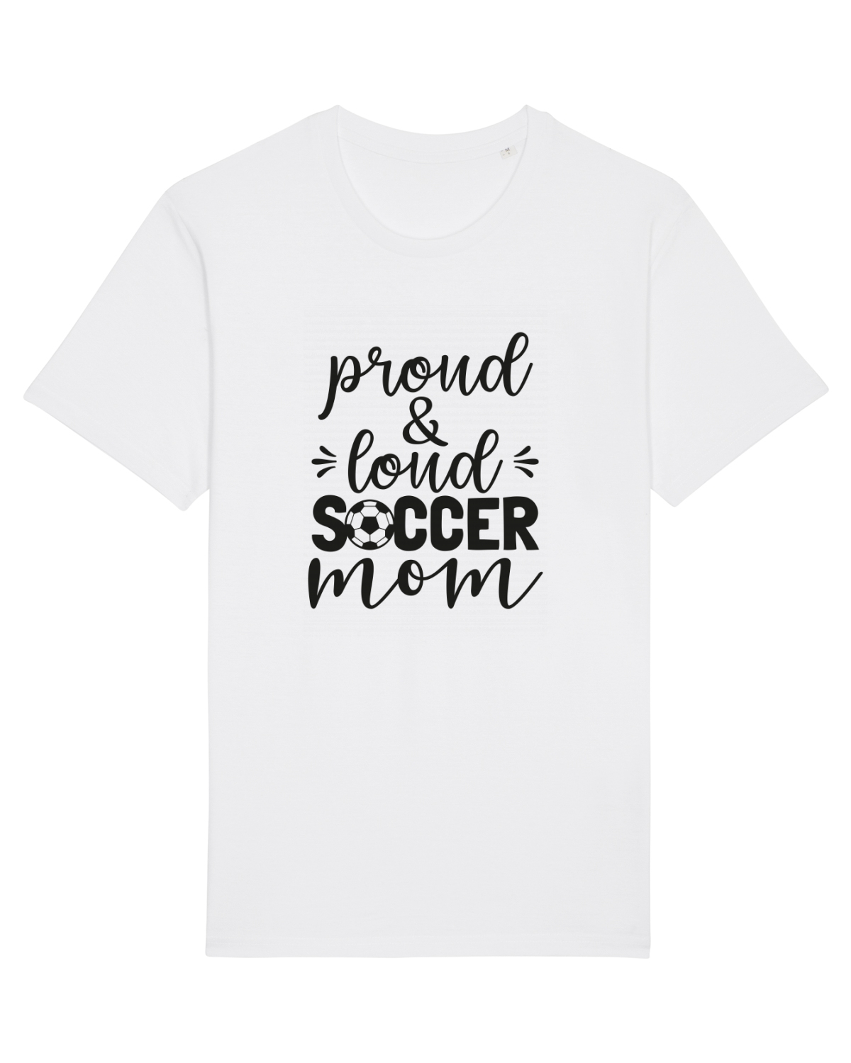 Tricou mânecă scurtă Unisex Rocker White