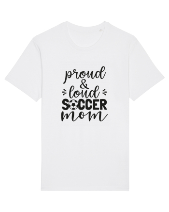 Proud And Loud Soccer Mom White