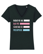 Presupun Tricou mânecă scurtă guler V Damă Evoker