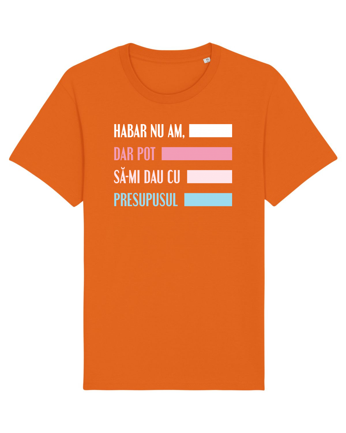 Tricou mânecă scurtă Unisex Rocker Bright Orange