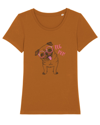 Pug Mom  Roasted Orange