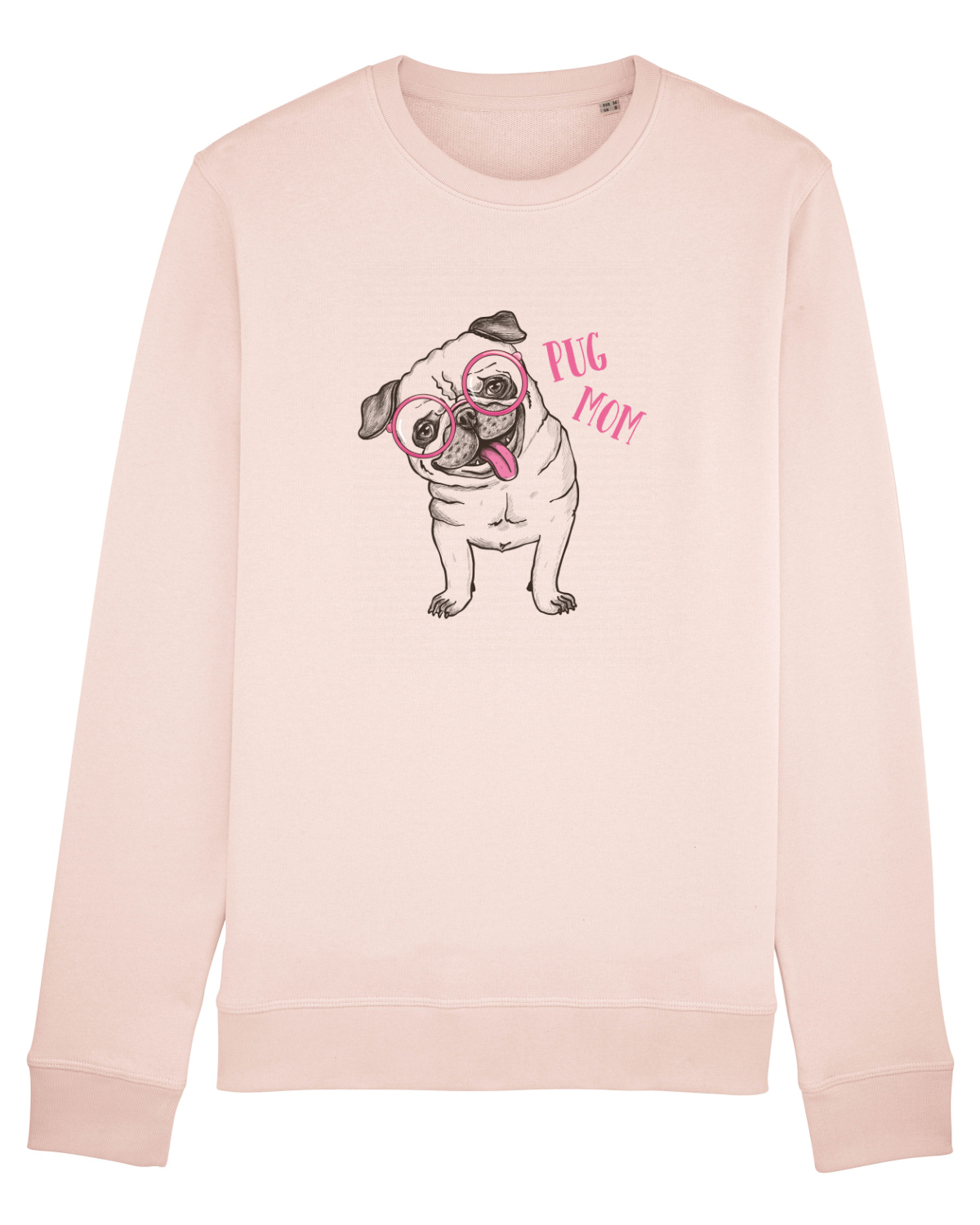 Bluză mânecă lungă Unisex Rise Candy Pink