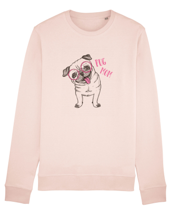 Pug Mom  Candy Pink