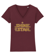 Shine Like A Star Tricou mânecă scurtă guler V Damă Evoker