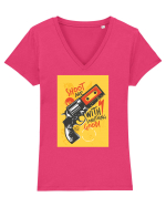 Soot Me With Something Good Tricou mânecă scurtă guler V Damă Evoker