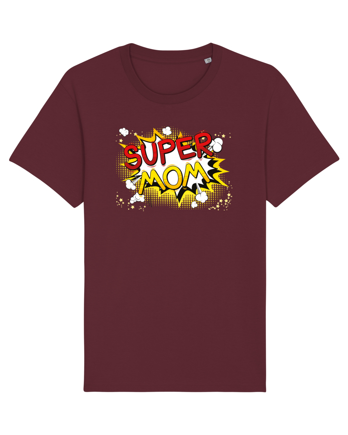 Tricou mânecă scurtă Unisex Rocker Burgundy
