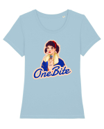 One Bite - Doar o muscatura Tricou mânecă scurtă guler larg fitted Damă Expresser