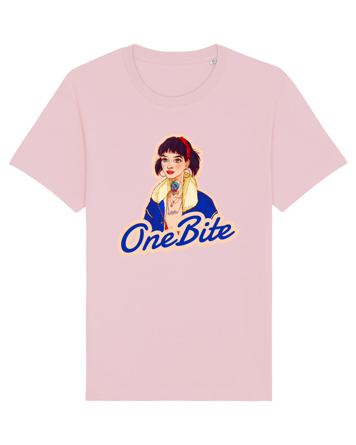 Tricou mânecă scurtă Unisex Rocker Cotton Pink