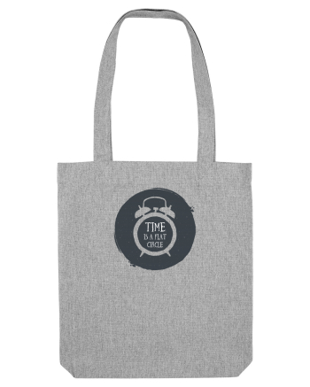Time Is A Flat Circle Heather Grey