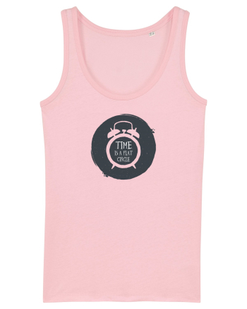 Time Is A Flat Circle Cotton Pink