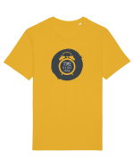 Time Is A Flat Circle Tricou mânecă scurtă Unisex Rocker