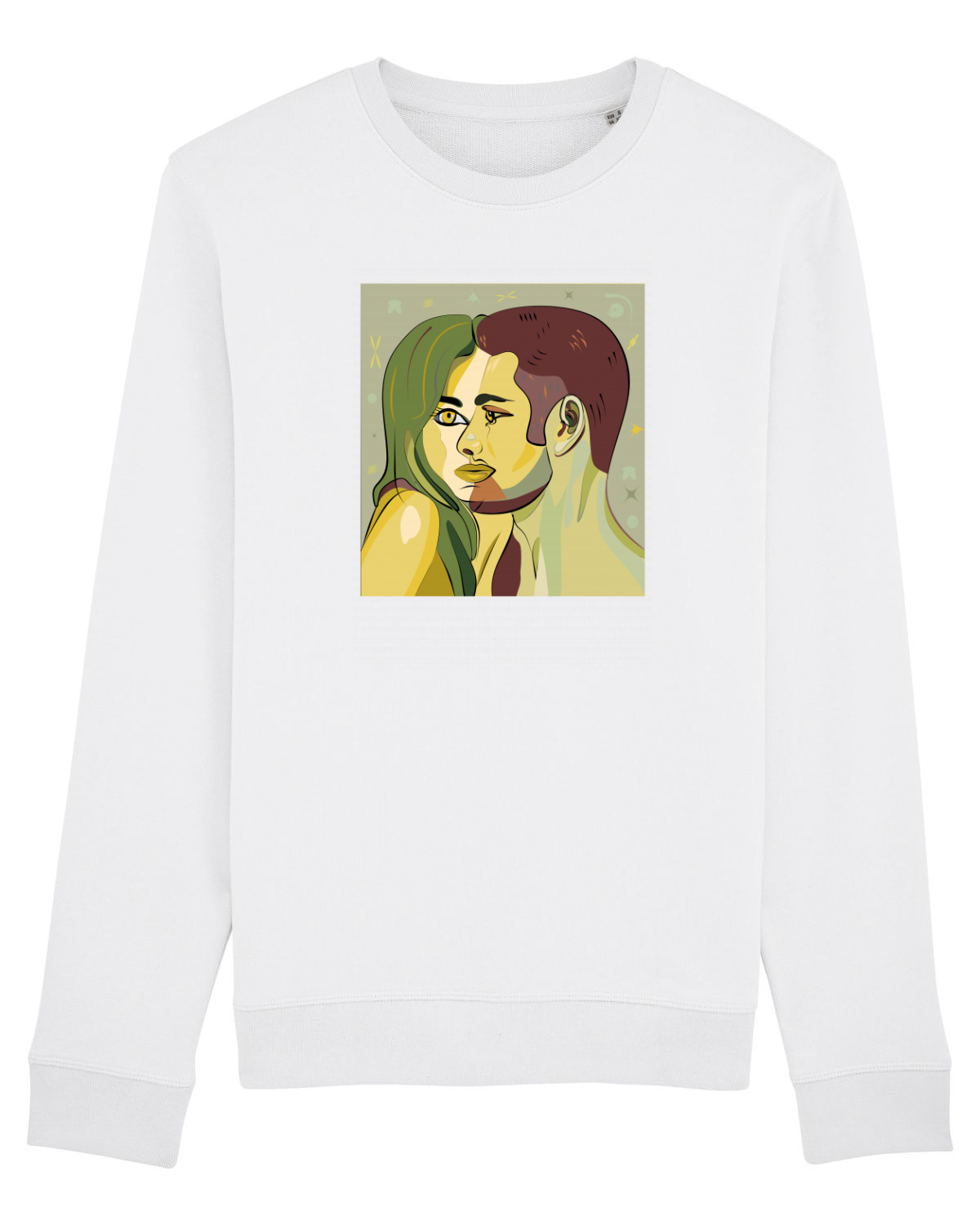 Bluză mânecă lungă Unisex Rise White