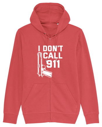 I Don't Call 911 Carmine Red