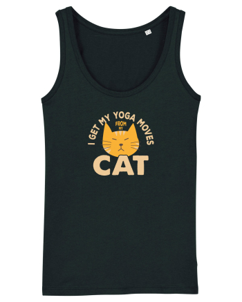 I Get My Yoga Moves From My Cat Black