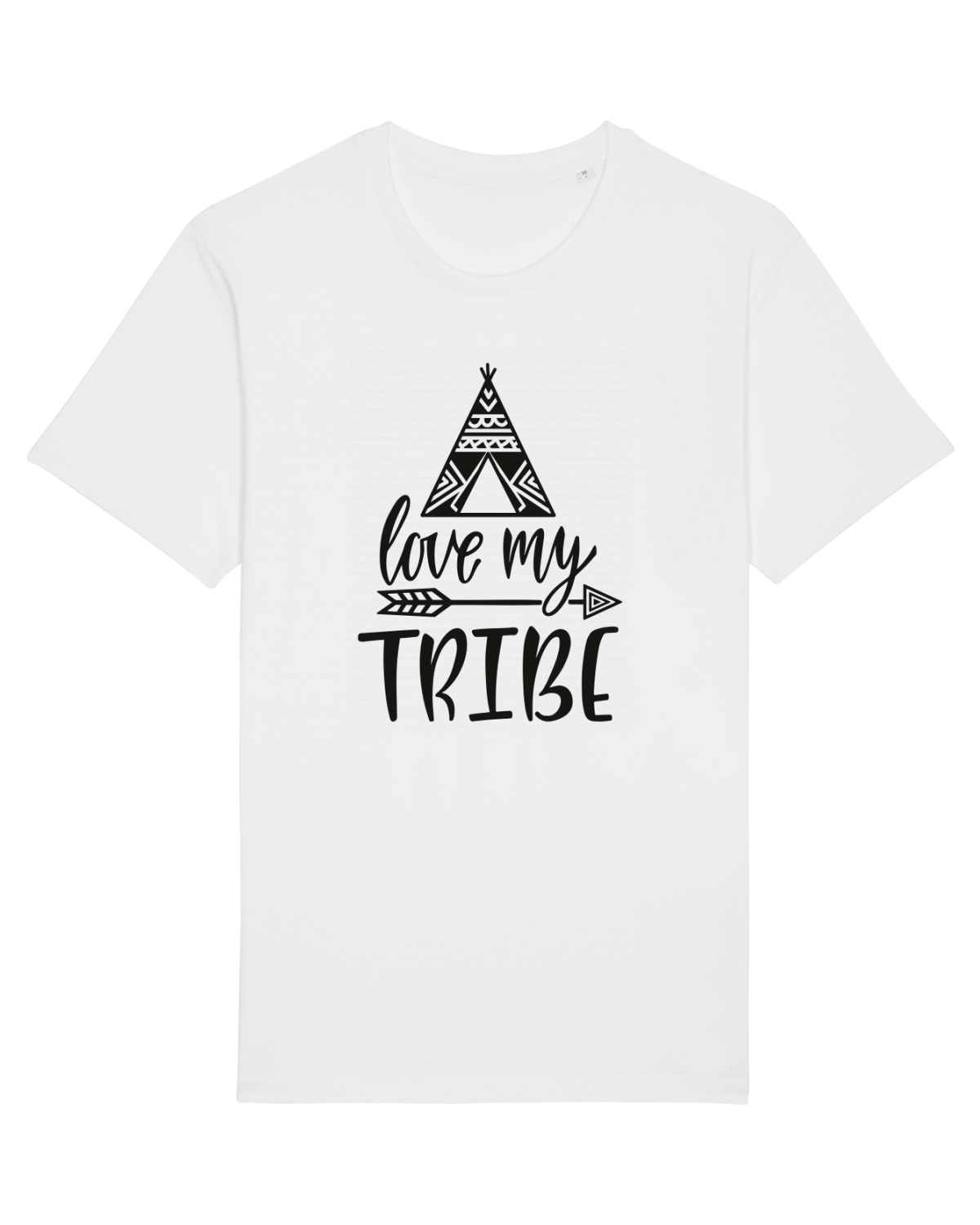 Tricou mânecă scurtă Unisex Rocker White