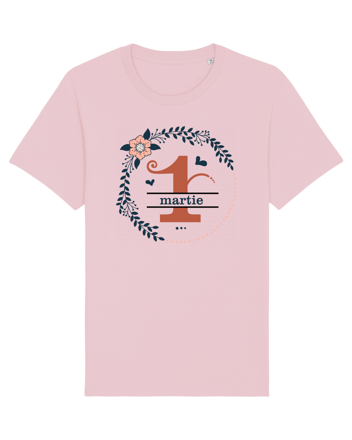 Tricou mânecă scurtă Unisex Rocker Cotton Pink
