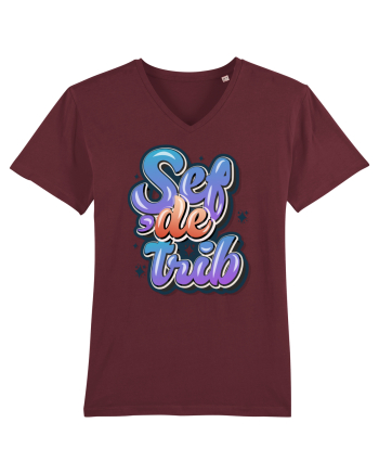 Sef de trib Burgundy