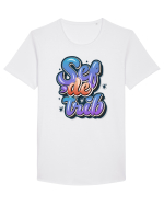Sef de trib Tricou mânecă scurtă guler larg Bărbat Skater