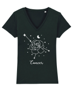 Cancer Rac Tricou mânecă scurtă guler V Damă Evoker