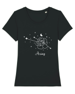 Aries Berbec Tricou mânecă scurtă guler larg fitted Damă Expresser