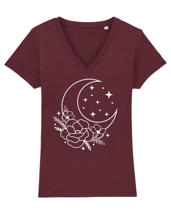 Celestial Flower Burgundy