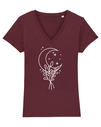 Celestial Flower Burgundy