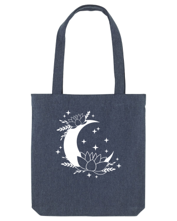 Flowers Of Moon Midnight Blue