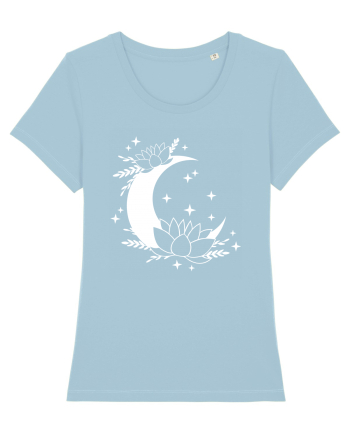 Flowers Of Moon Sky Blue