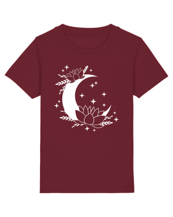 Flowers Of Moon Burgundy