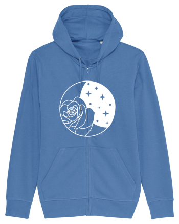 Full Moon Flower Bright Blue
