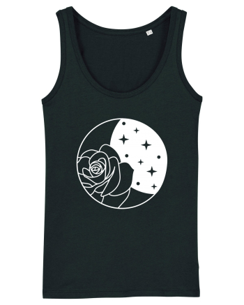 Full Moon Flower Black