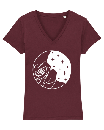 Full Moon Flower Burgundy