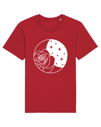 Full Moon Flower Red