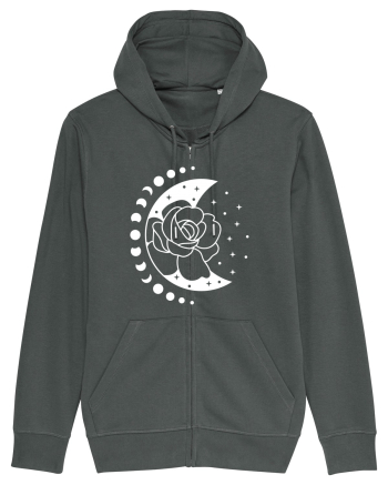Moon Flower Moon Phases Anthracite