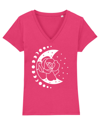 Moon Flower Moon Phases Raspberry