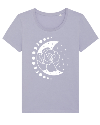 Moon Flower Moon Phases Lavender