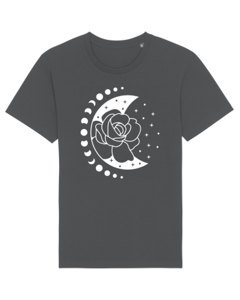 Moon Flower Moon Phases Anthracite