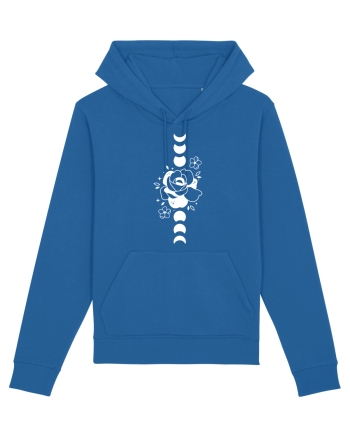 Moon Flower Moon Phases Royal Blue