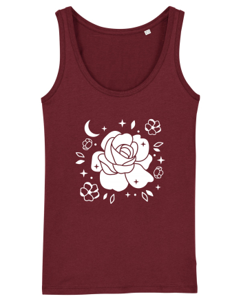 Celestial Flower Burgundy