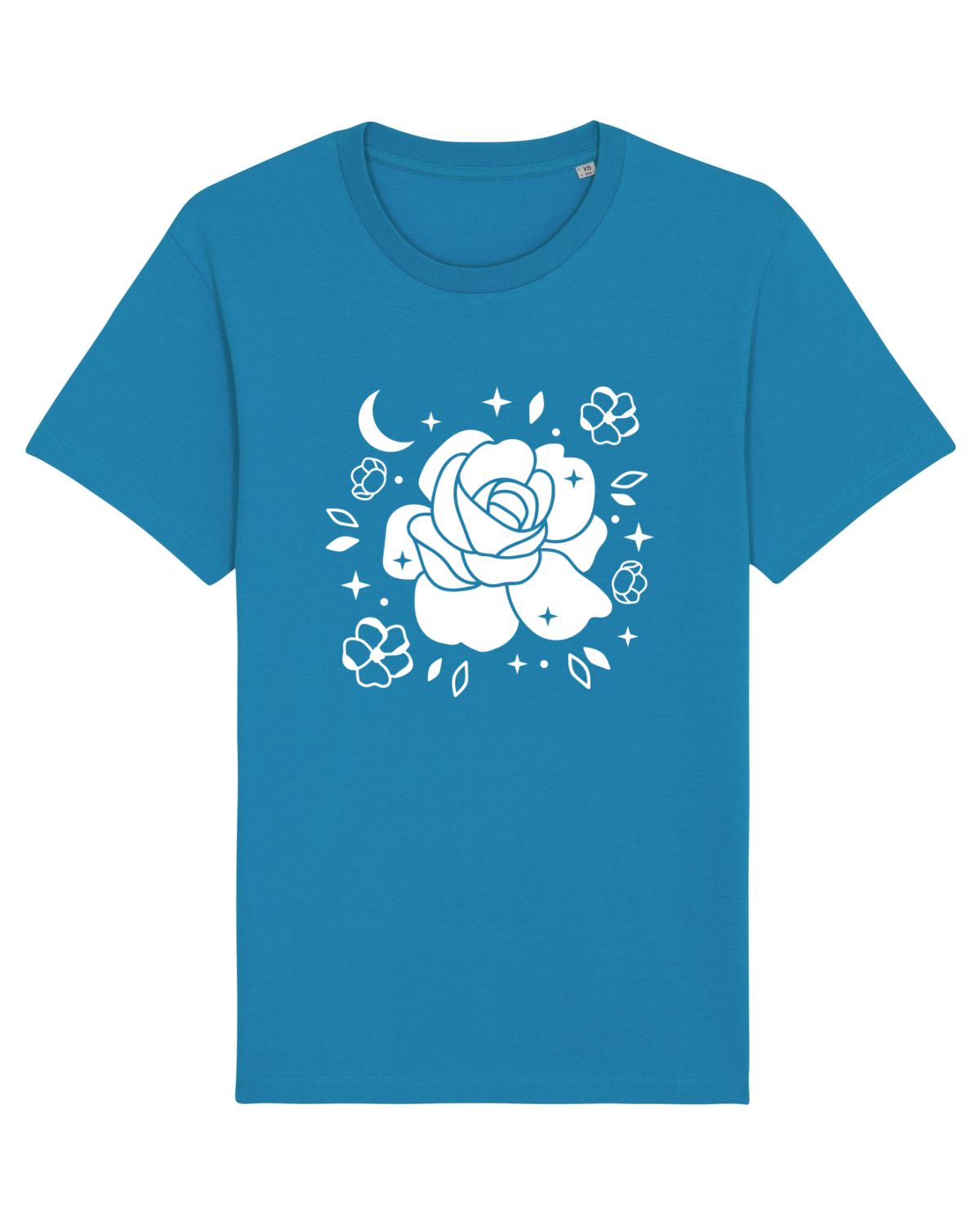 Tricou mânecă scurtă Unisex Rocker Azur