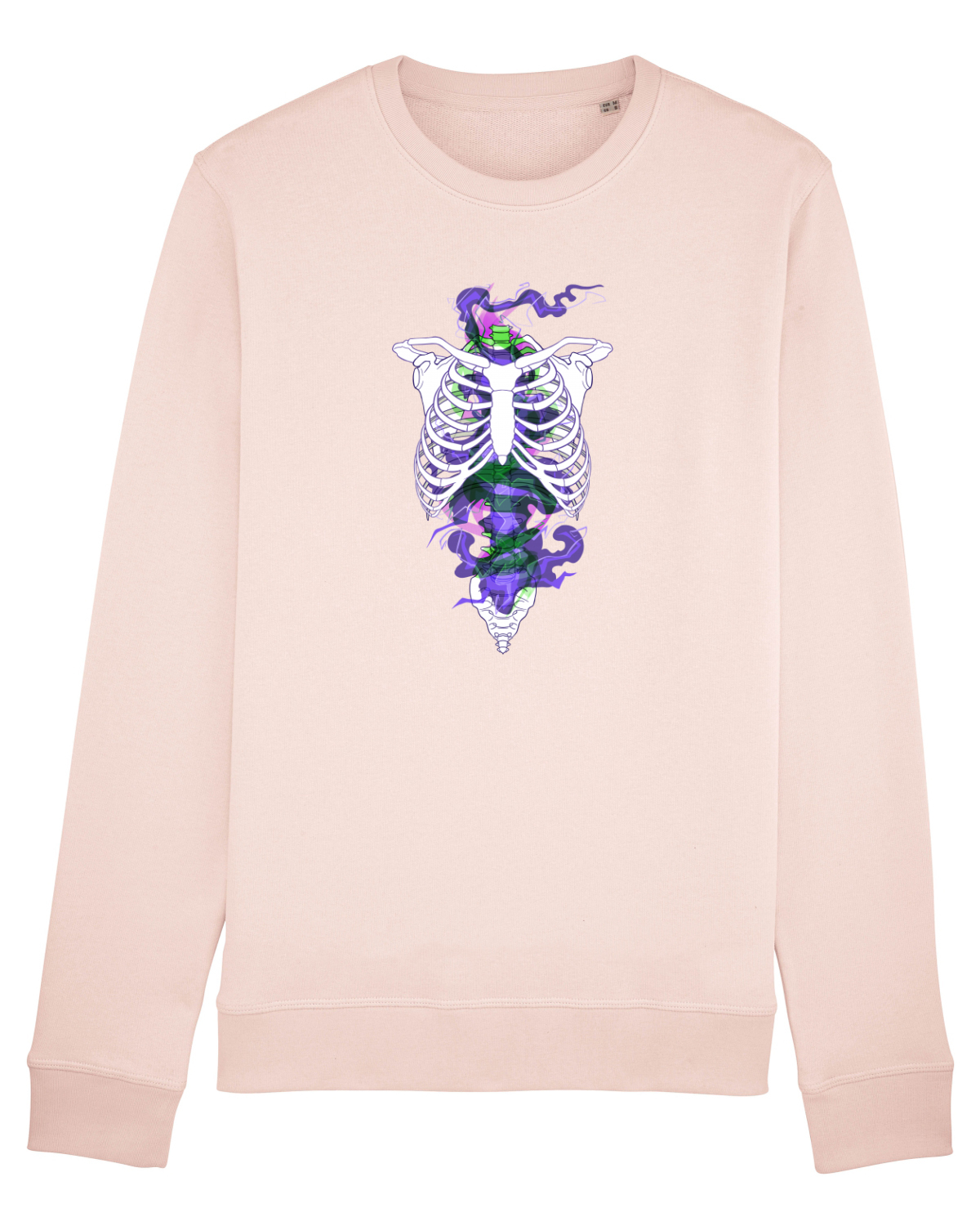 Bluză mânecă lungă Unisex Rise Candy Pink