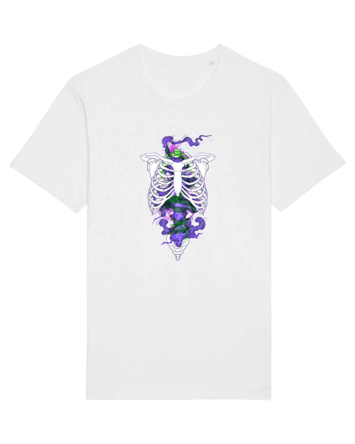 Tricou mânecă scurtă Unisex Rocker White