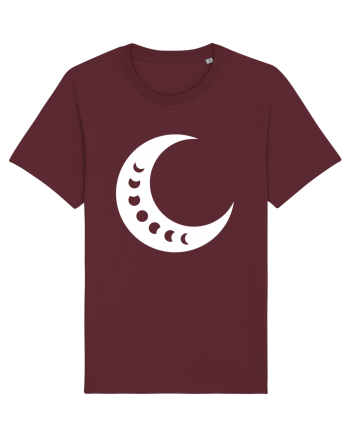 Fazele Lunii Moon Phases Burgundy