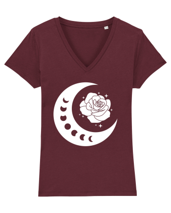Moon Flower Burgundy