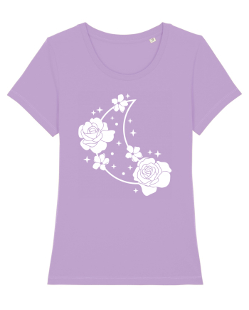 Celestial Moon Flowers Lavender Dawn