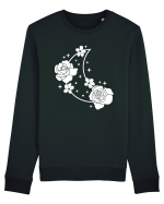 Celestial Moon Flowers Bluză mânecă lungă Unisex Rise